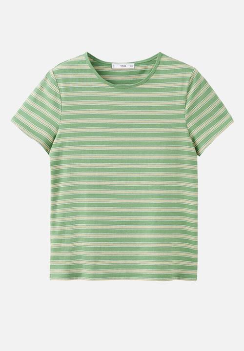 MANGO - T-shirt ancli - light/pastel green