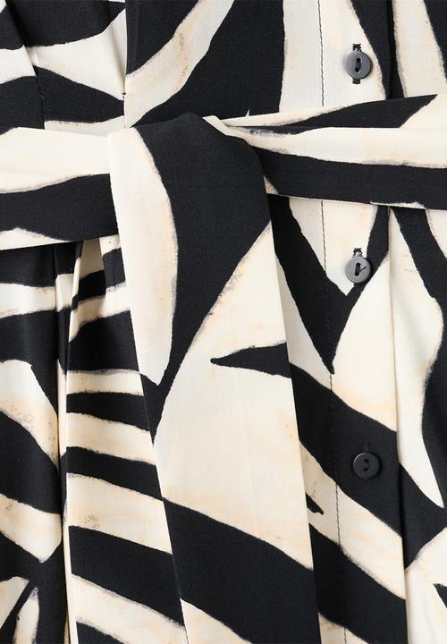 MANGO - Dress apple  - black