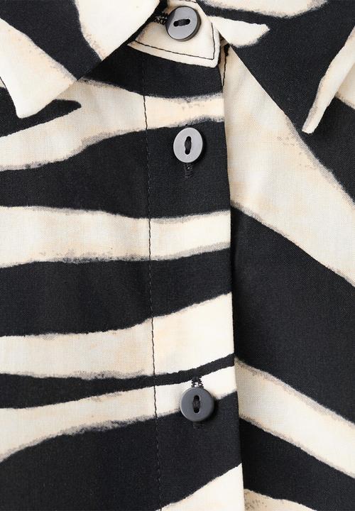 MANGO - Dress apple  - black