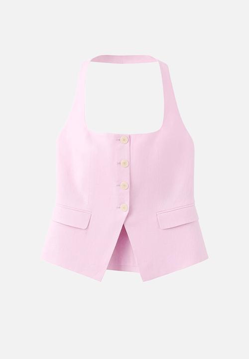 MANGO - Vest boreli - pink
