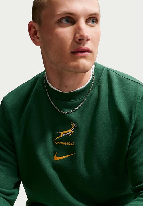 Nike - Springbok  FT CREW  Sweatshirt - Green