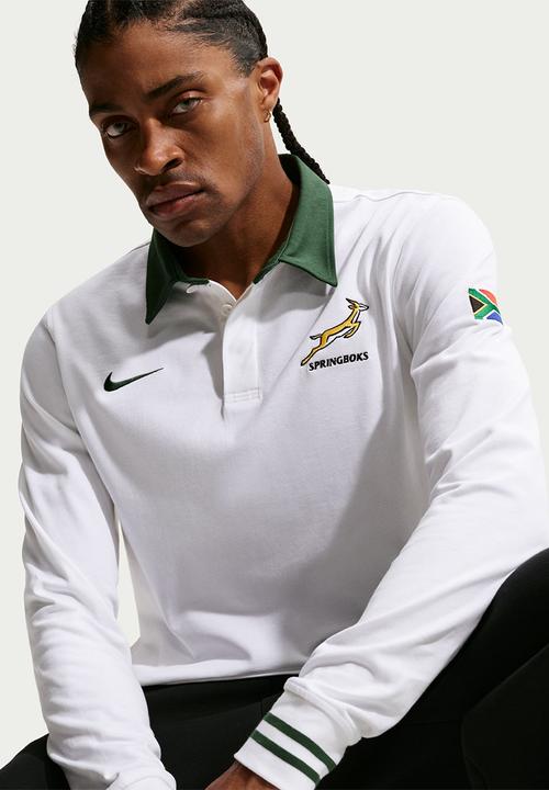Nike - Springbok Heritage Long-Sleeve Away Jersey - White