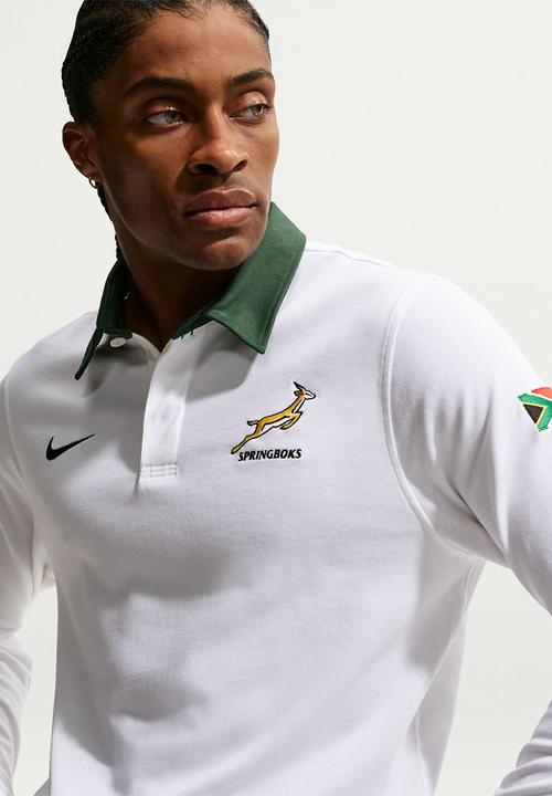 Nike - Springbok Heritage Long-Sleeve Away Jersey - White
