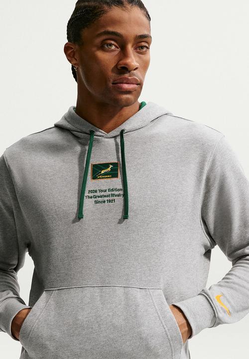 Nike - Springbok  HoodedFT Pullover AB Sweatshirt - Grey