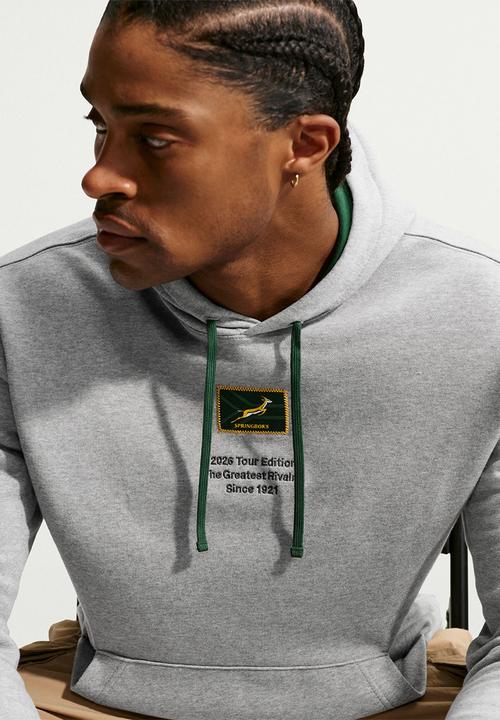 Nike - Springbok  HoodedFT Pullover AB Sweatshirt - Grey