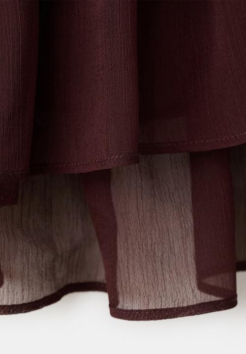 MANGO - Blouse happy - dark brown