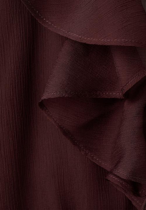 MANGO - Blouse happy - dark brown