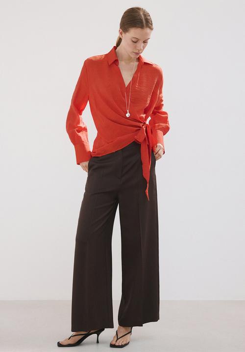 MANGO - Shirt caperu - red