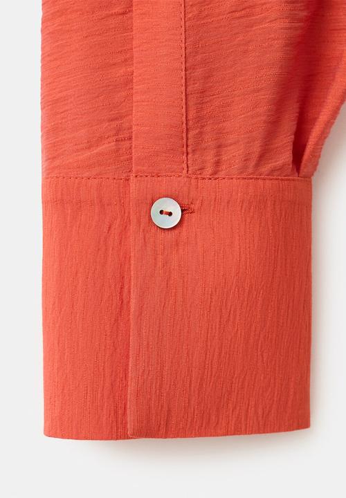 MANGO - Shirt caperu - red