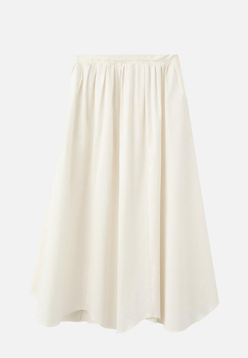 MANGO - Skirt corfu - light beige