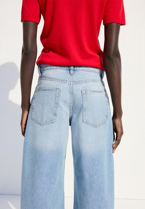 MANGO - Jeans kika - open blue