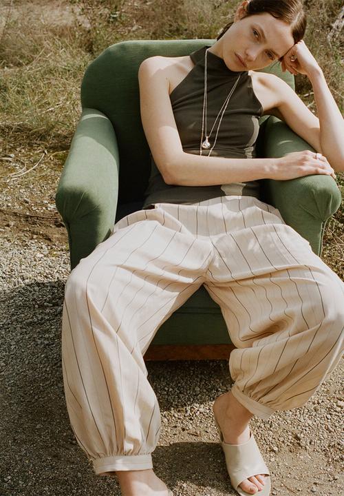 MANGO - Top tristan - khaki