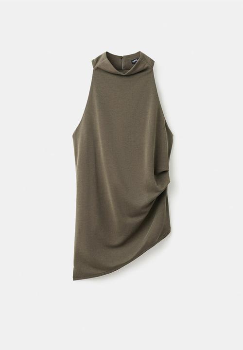 MANGO - Top tristan - khaki