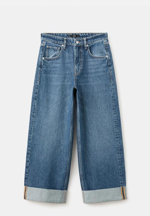 MANGO - Jeans celia - open blue