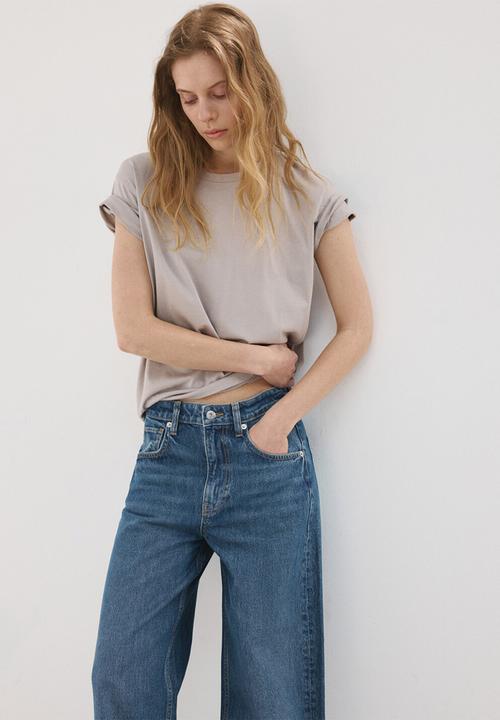 MANGO - Jeans celia - open blue