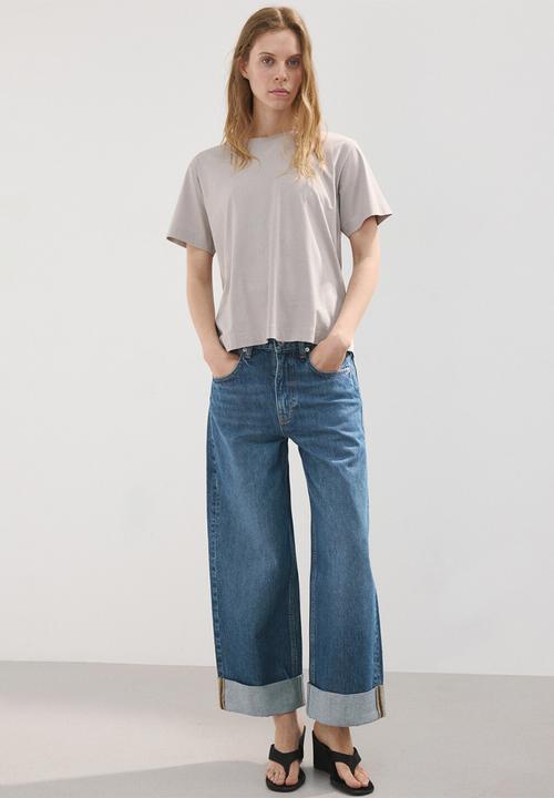 MANGO - Jeans celia - open blue