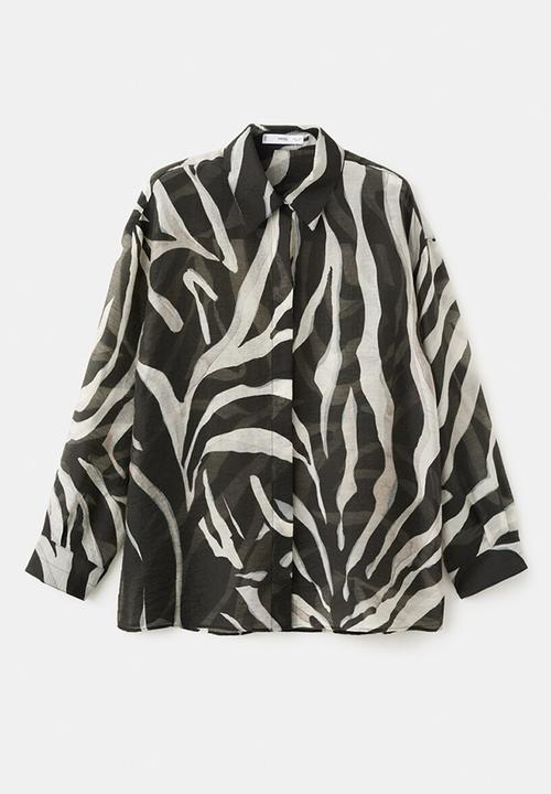 MANGO - Shirt salome - black
