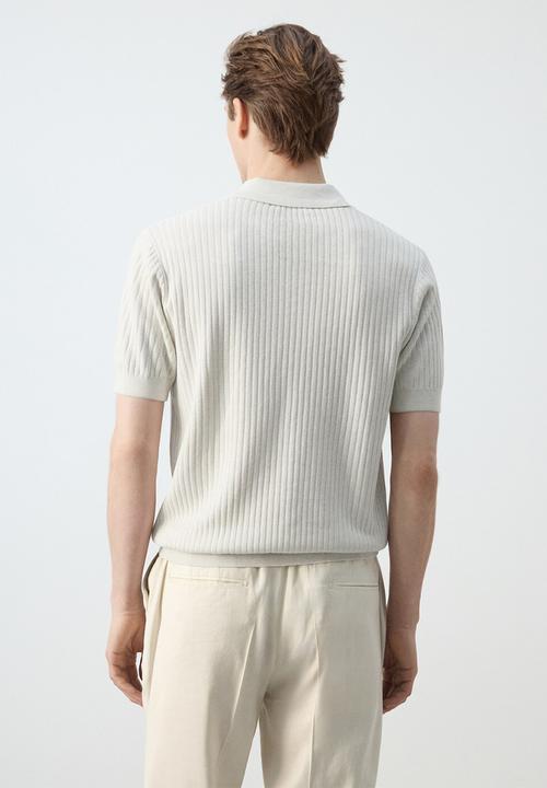 MANGO - Poloshirt Paule - Sand