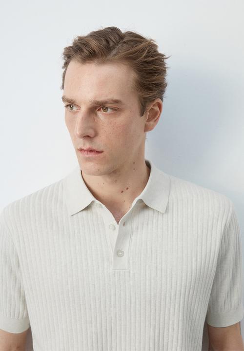 MANGO - Poloshirt Paule - Sand