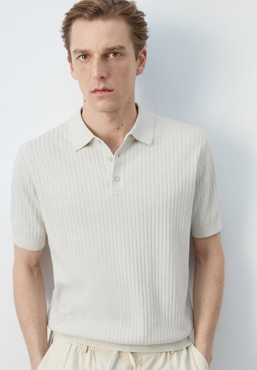 MANGO - Poloshirt Paule - Sand