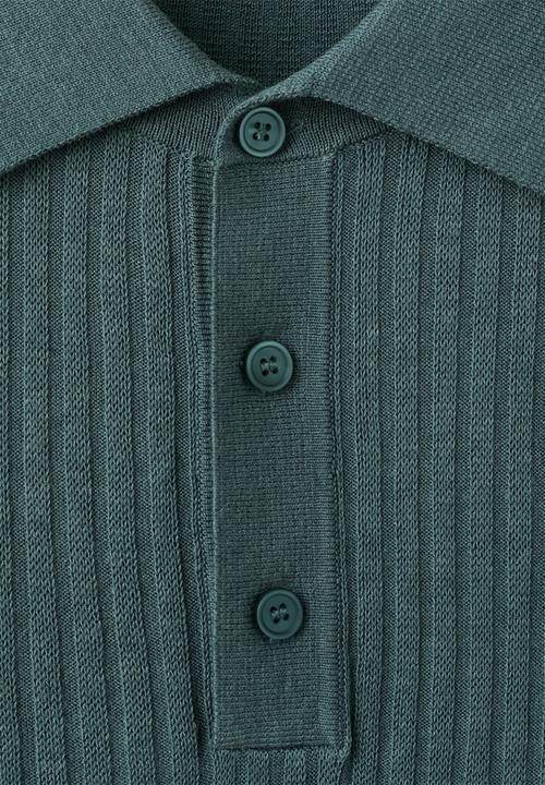 MANGO - Poloshirt Paule - Medium Green