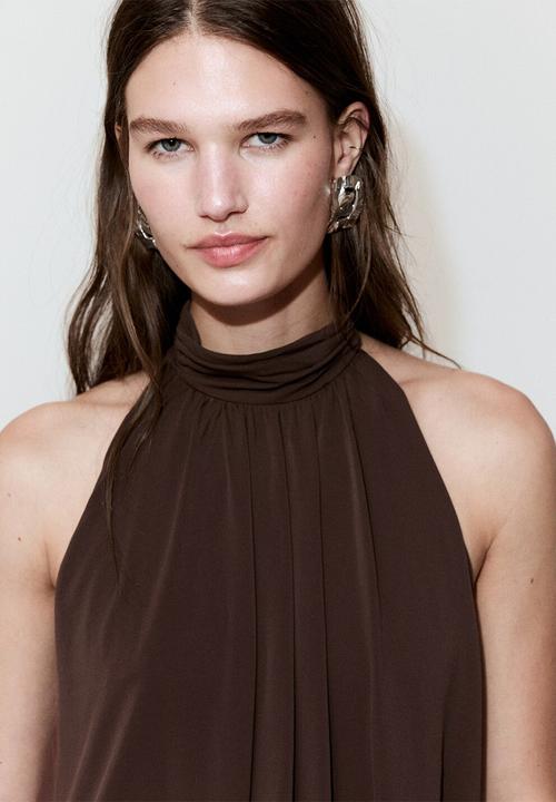 MANGO - Dress rocio - brown