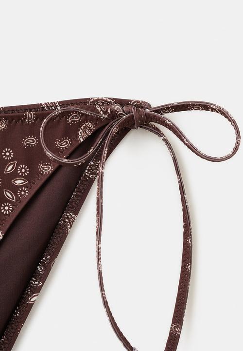 MANGO - Bikini pantie siena- brown