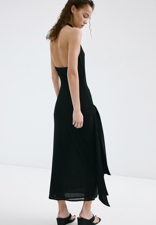 MANGO - Dress tapioca - black