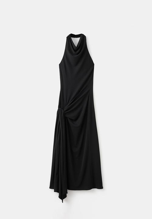 MANGO - Dress tapioca - black