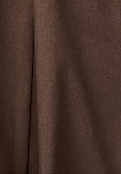 MANGO - Dress lala - brown