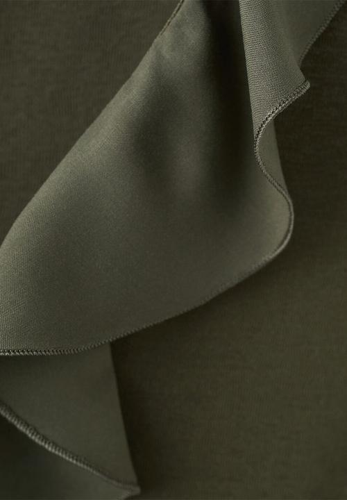 MANGO - Top voland - khaki