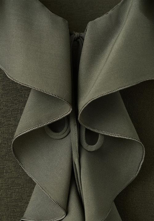 MANGO - Top voland - khaki