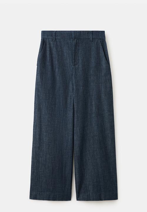 MANGO - Plus trousers nina - open blue