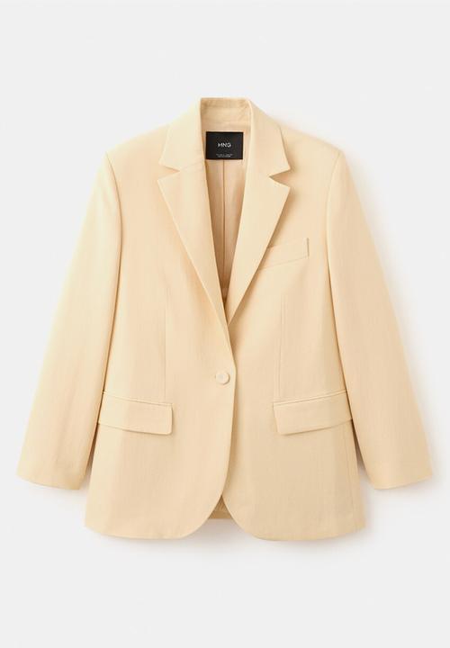 MANGO - Blazer martini - yellow