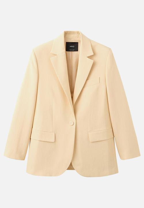 MANGO - Blazer martini - yellow