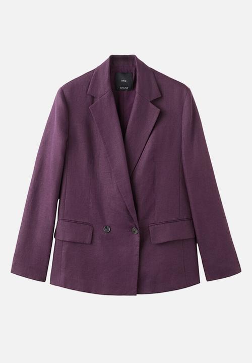 MANGO - Blazer tempoli - medium purple