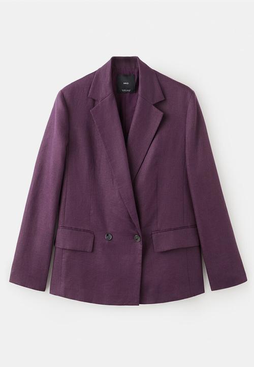 MANGO - Blazer tempoli - medium purple