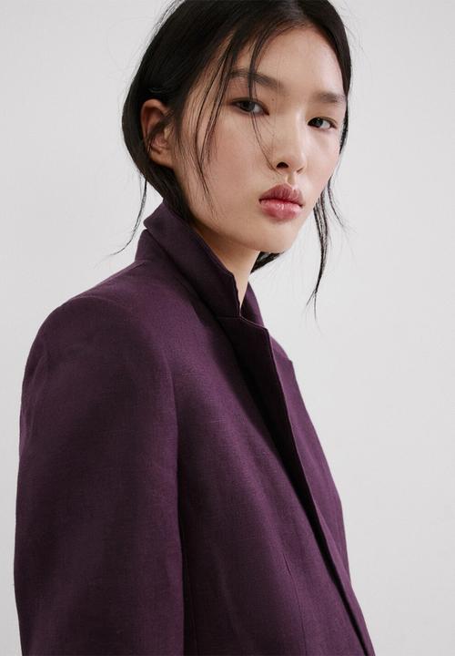 MANGO - Blazer tempoli - medium purple