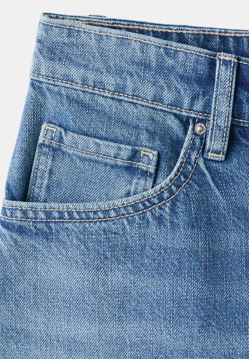 MANGO - Shorts zoey - open blue