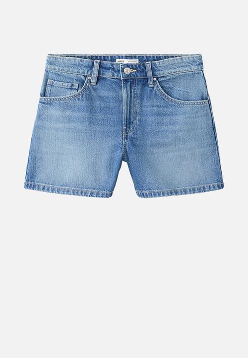 MANGO - Shorts zoey - open blue