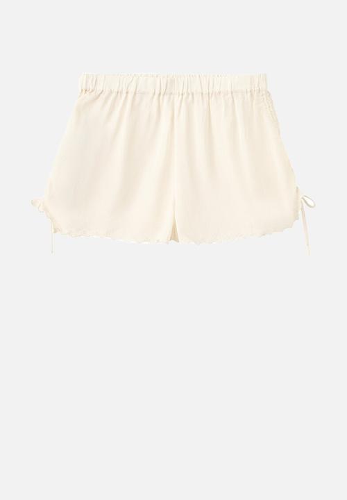 MANGO - Shorts goji - light beige