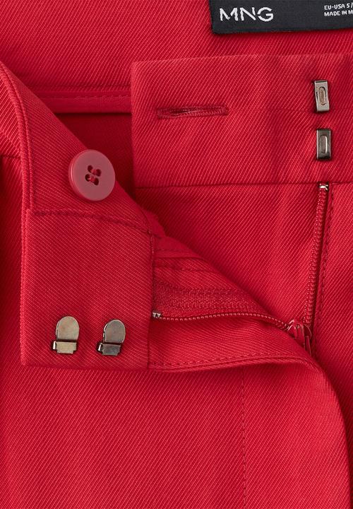 MANGO - Trousers maris - red
