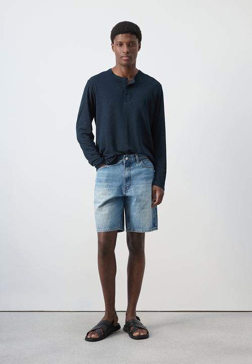 MANGO - Bermudas Jarod - Denim
