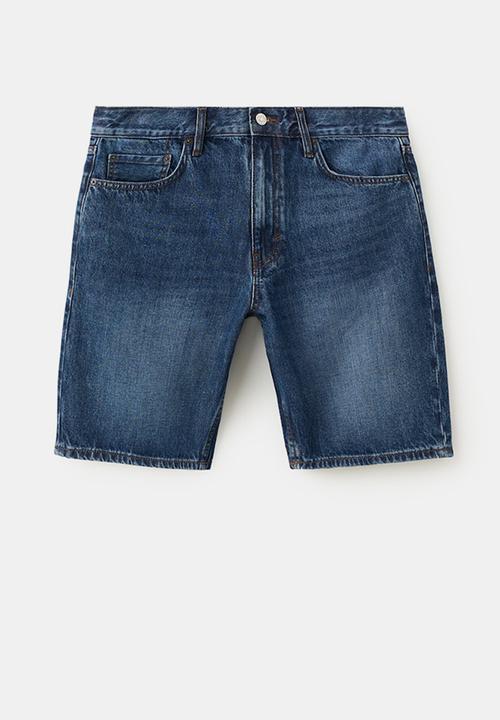 MANGO - Bermudas Jarod - Blue