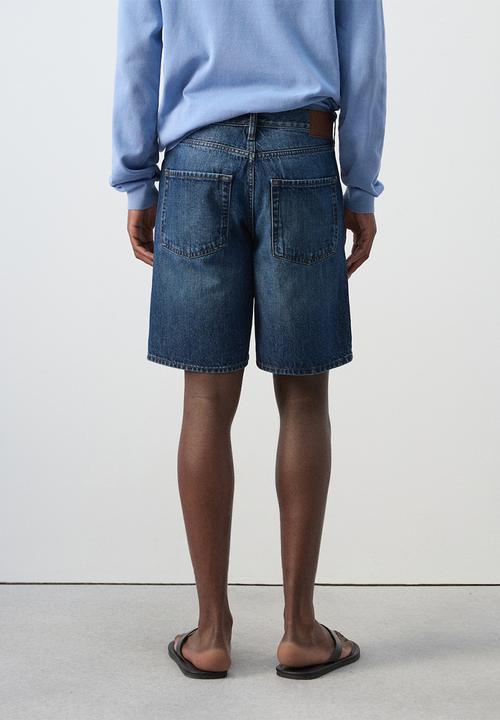 MANGO - Bermudas Jarod - Blue