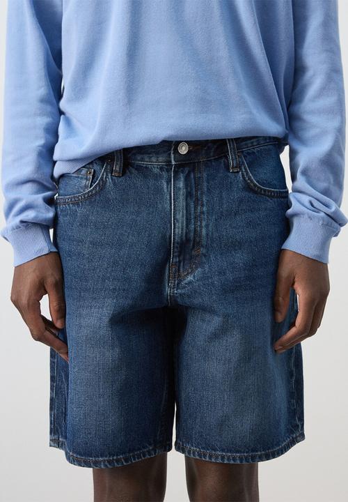 MANGO - Bermudas Jarod - Blue