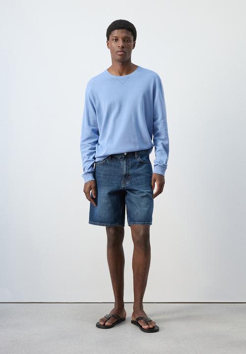 MANGO - Bermudas Jarod - Blue