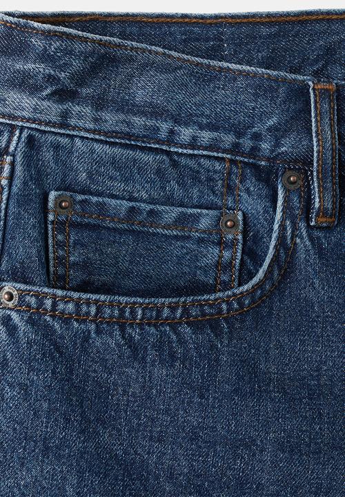 MANGO - Bermudas Jarod - Blue