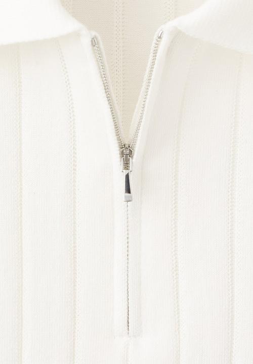 MANGO - Poloshirt Baluard - Offwhite
