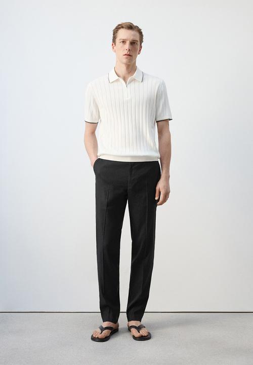 MANGO - Poloshirt Baluard - Offwhite